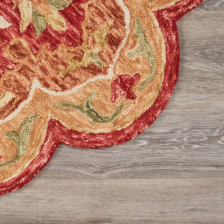 LR Home - Wholesale Area Rug - Nia Classic Scalloped Edge Hand-Tufted Wool Indoor Area Rug55