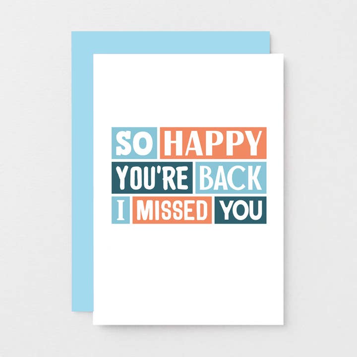 Missed You Card | Happy You're Back for wholesale by SixElevenCreations