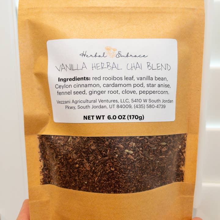 Herbal Embrace - Wholesale Loose Tea - Herbal Chai Tea - Vanilla Chai 6oz2