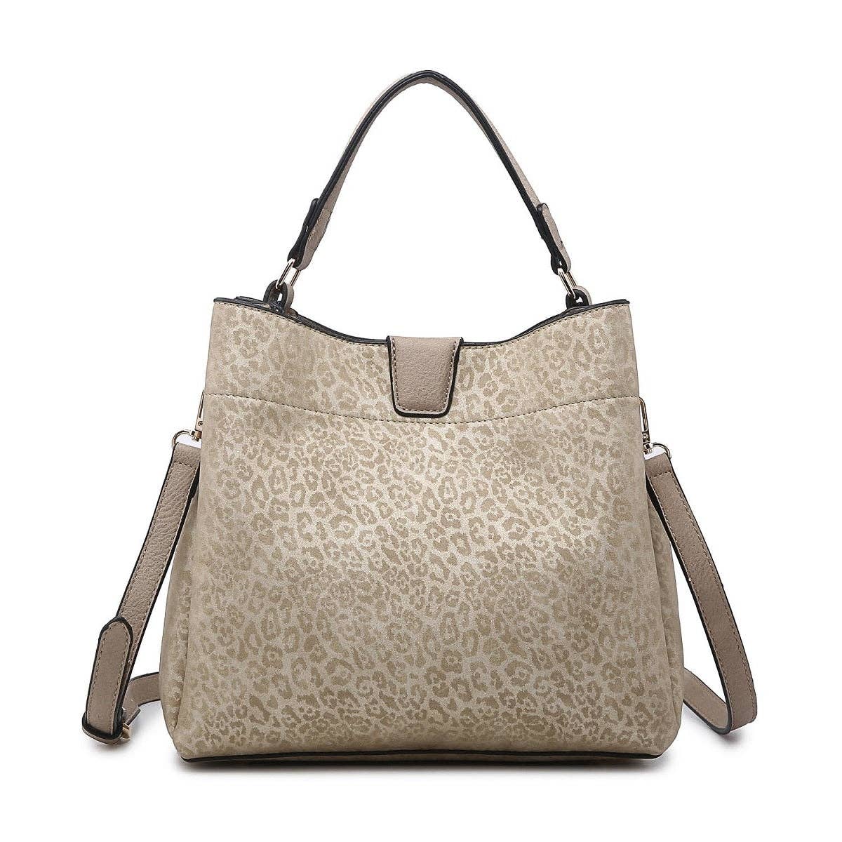 MiMi Wholesale - Wholesale Satchel - Women's - Vegan Leather Satchel With 3-Compartments4