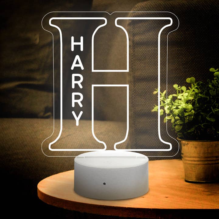 Naomi's Happy Place Shop - Wholesale Night light - A-Z 26 Letters Led Lamp Custom Name Night Light7