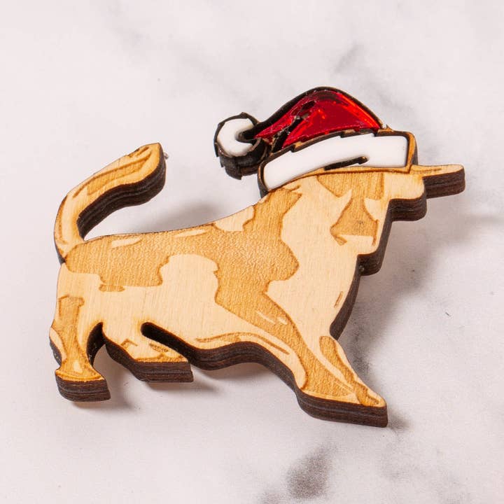 Stierkampfaren-Brosche für Weihnachten für den Großhandel von Working Clasp