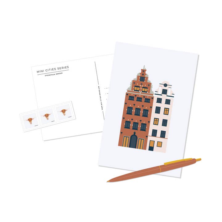 HMF + Design - Wholesale Postcard - Stockholm Postcard