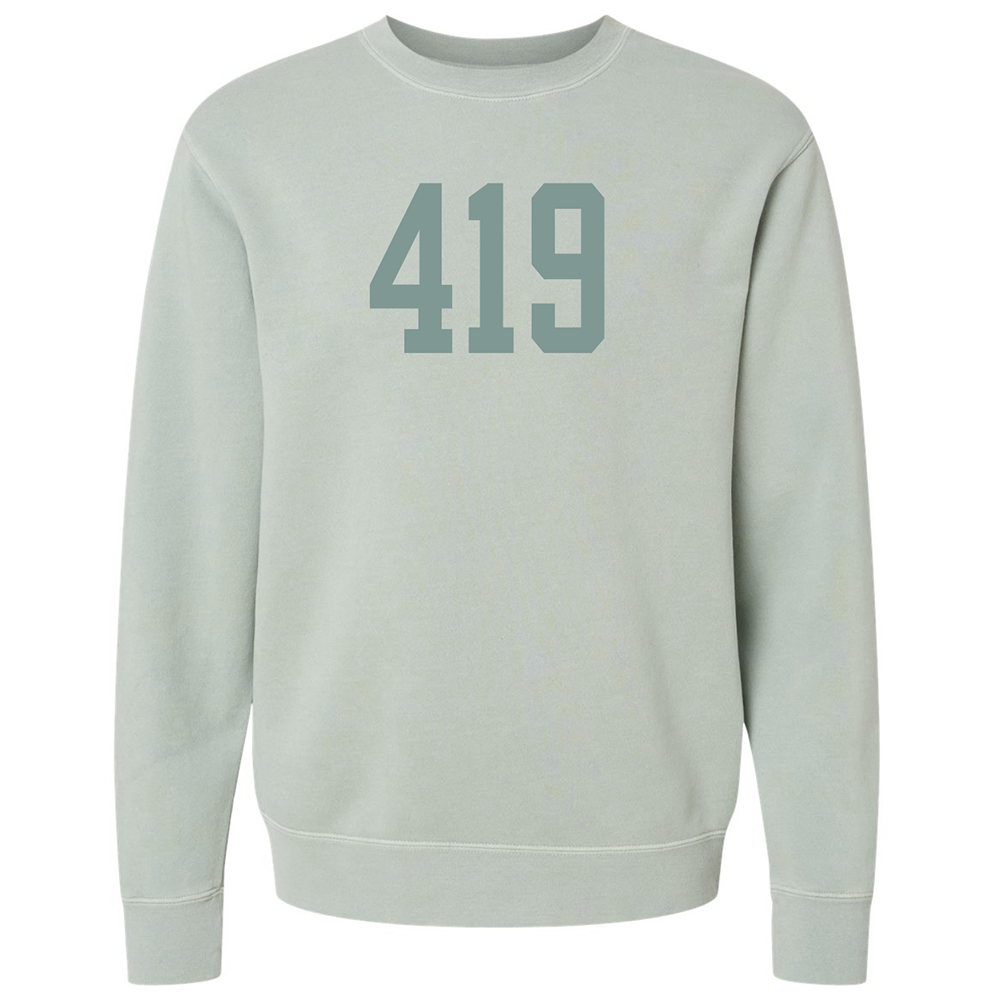 Jupmode - Wholesale Graphic Sweatshirt - Unisex - Custom Area Code Puff Print Tone on Tone Sweatshirt11