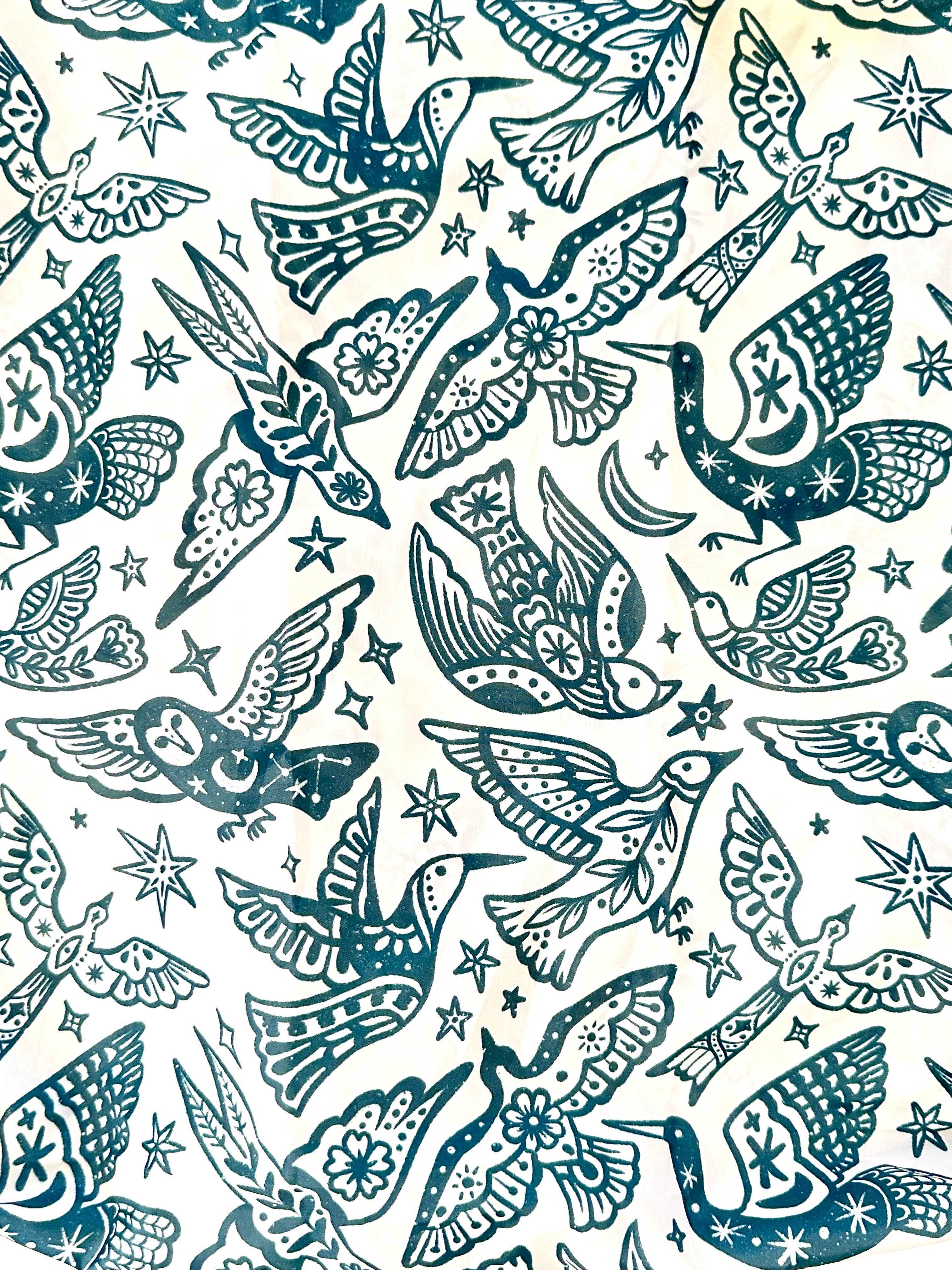 liadelyonart - Wholesale Grocery/Shopping Bag - Boho Bird Reusable Tote Bag6