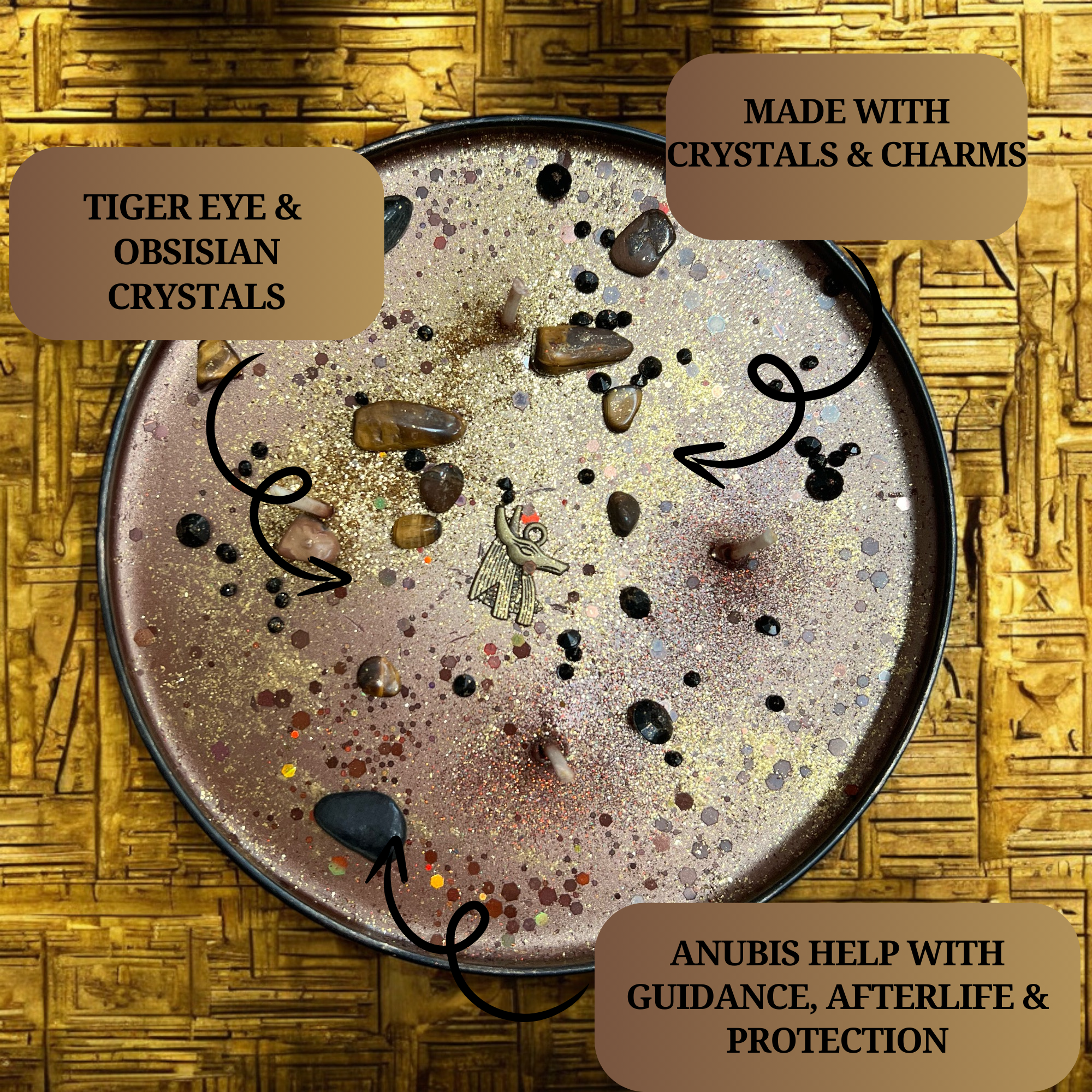 The Goddess of Flame - Wholesale Travel Candles - Anubis Magic Candle1