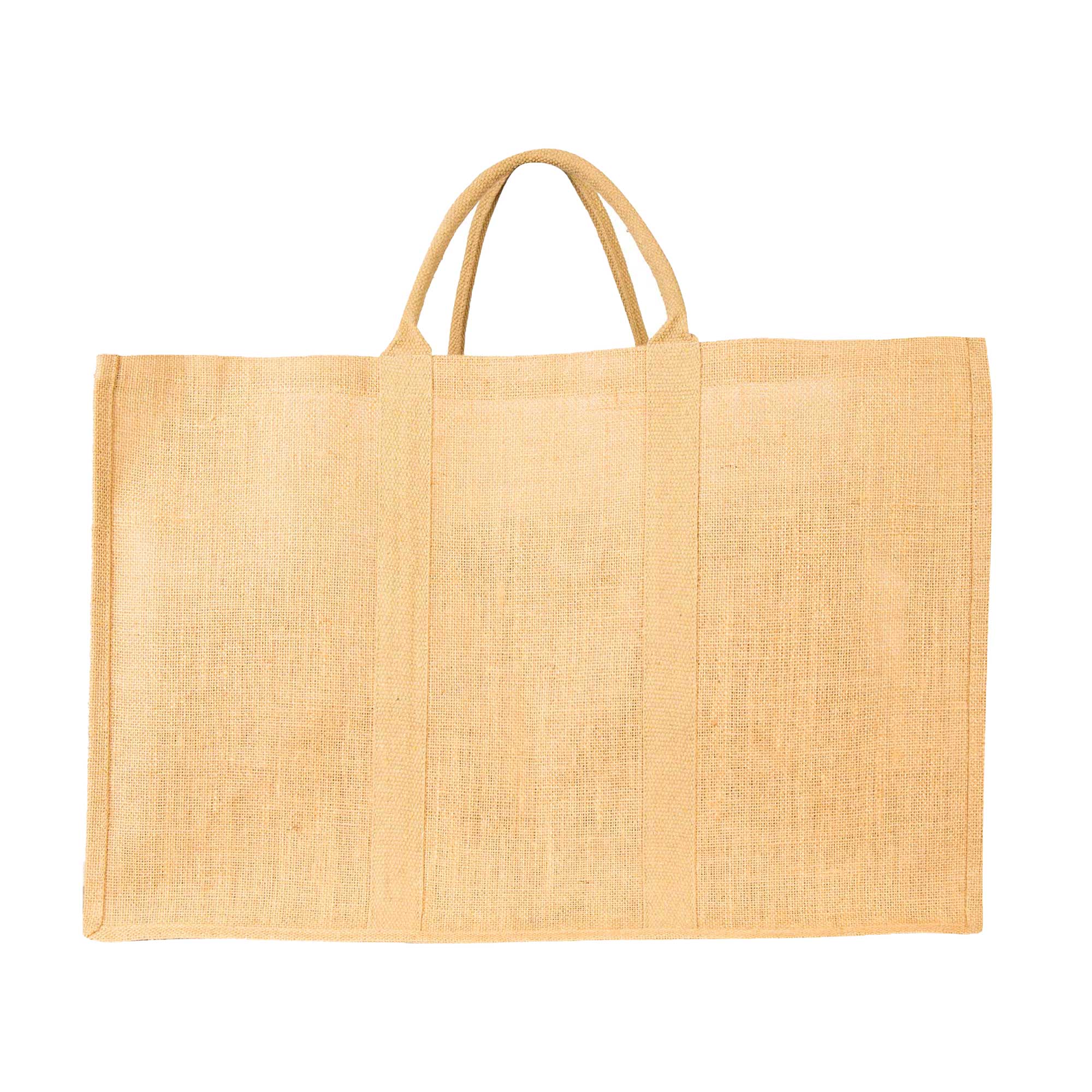 ecojutebags - Wholesale Grocery/Shopping Bag - Pack of 12 Reusable Natural Jute Promotional Bags16"x24"x14"3