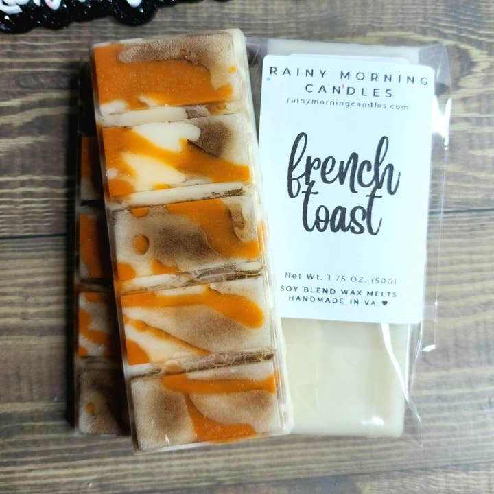Rainy Morning Candles - Wholesale Wax Melt - French Toast | Snap Bar Wax Melts0