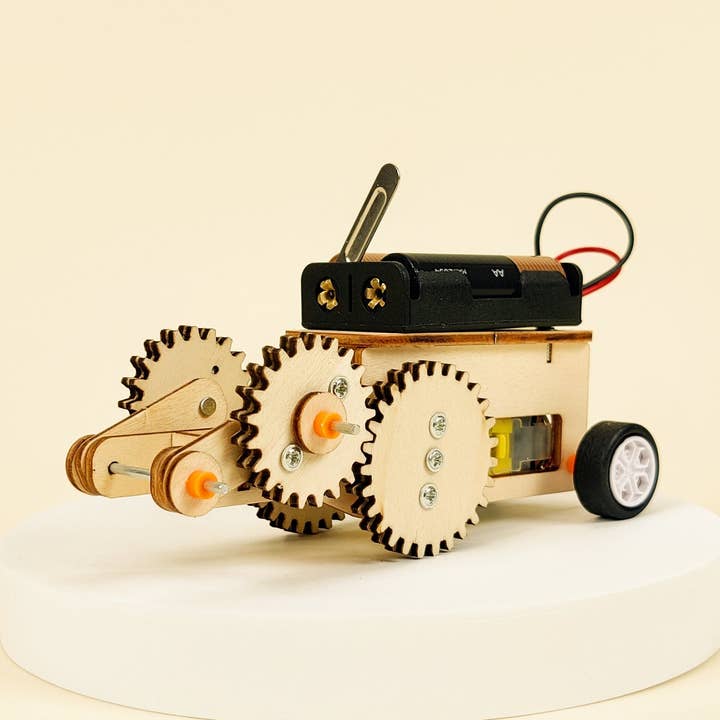 Gear Car DIY Kit, STEM Toy for Kids, Craft Kit for wholesale by Kitsville