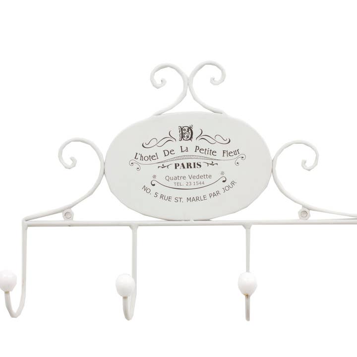 Hotel De Fleur 4 Hooks for wholesale by My Gifts Trade