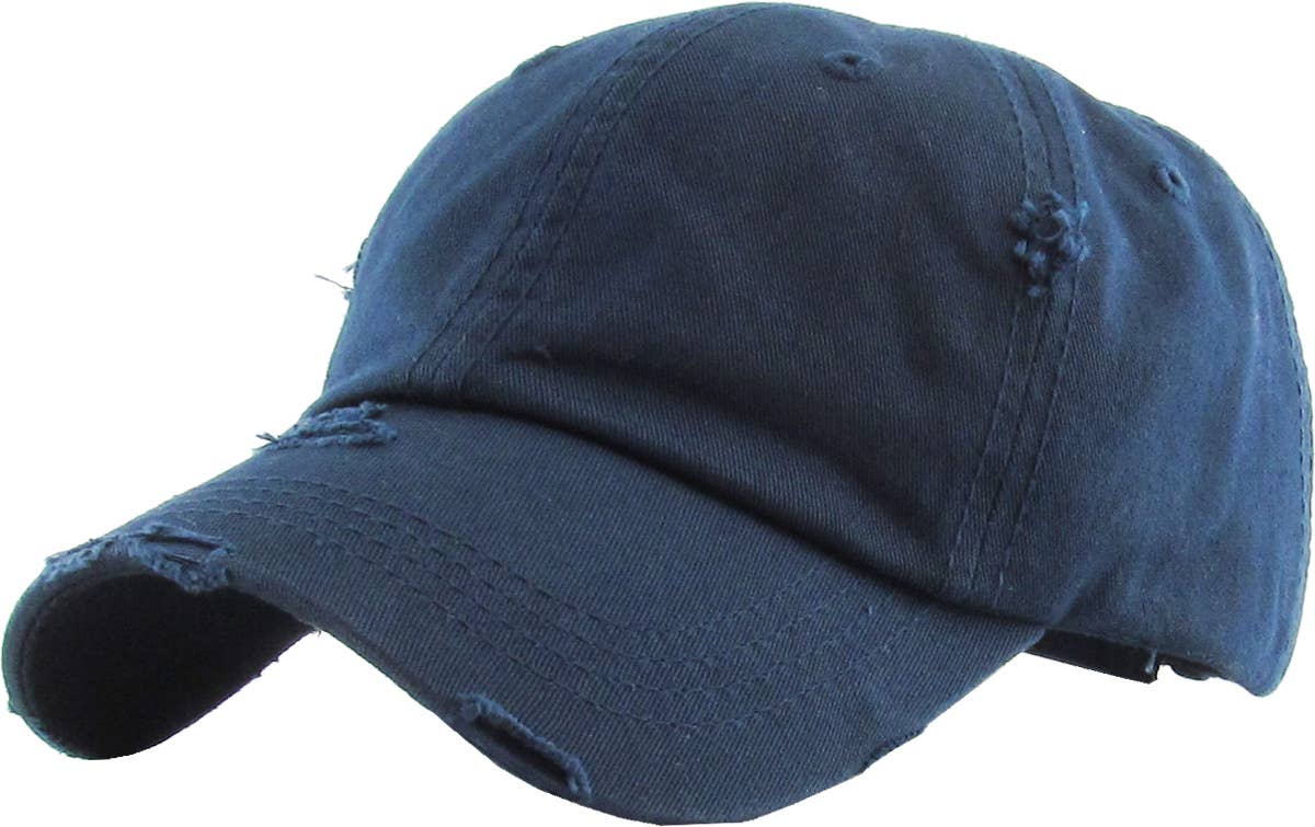 KBETHOS - Wholesale Ponytail Cap - Women's - Ponytail Washed Distressed Cotton Cap85