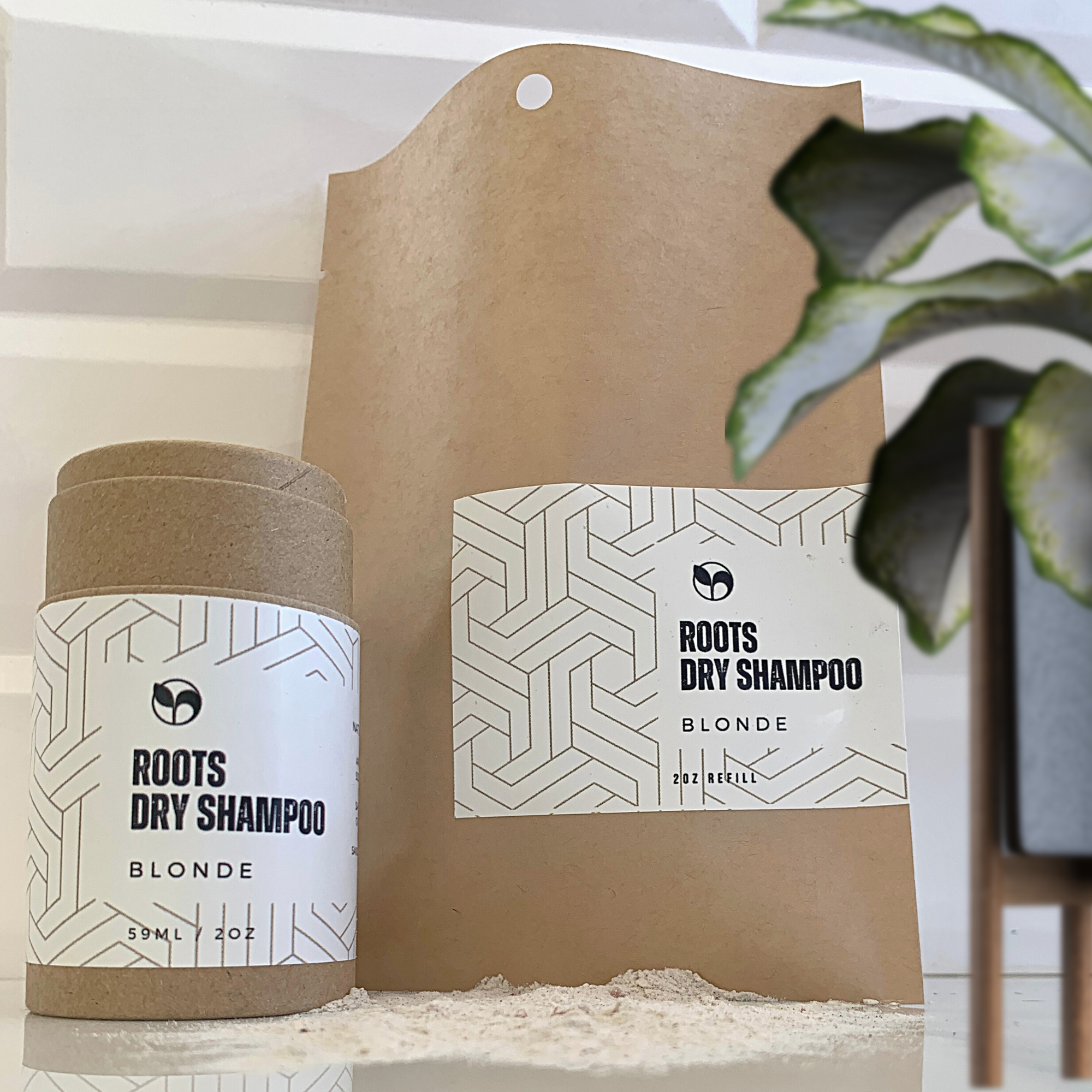 Scentcerae - Wholesale Dry Shampoo - Natural Roots Dry Shampoo bio-degradable shakers - 4 colors2