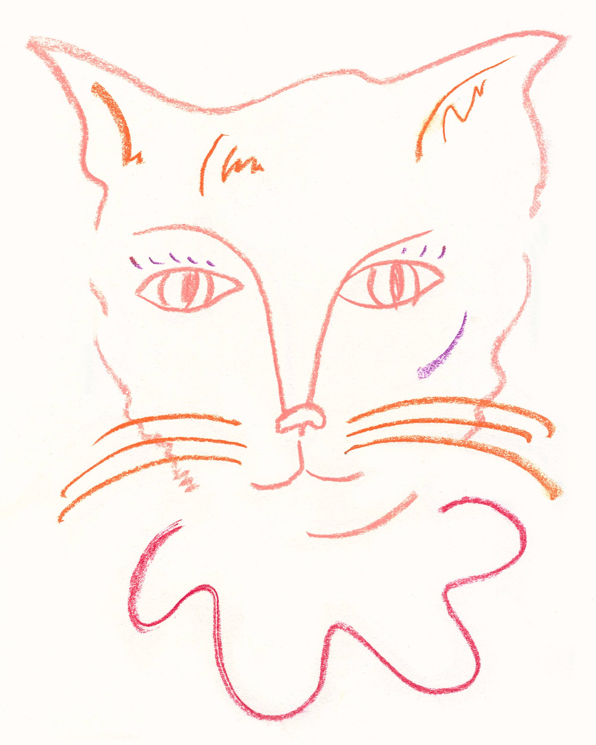 Capricorn Press - Venta al por mayor Ilustración - Estampado de gato arlequín «Pierre»1