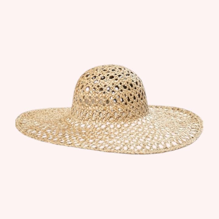Natural Open Weave Seagrass Straw Hat – Handwoven for wholesale on Faire5