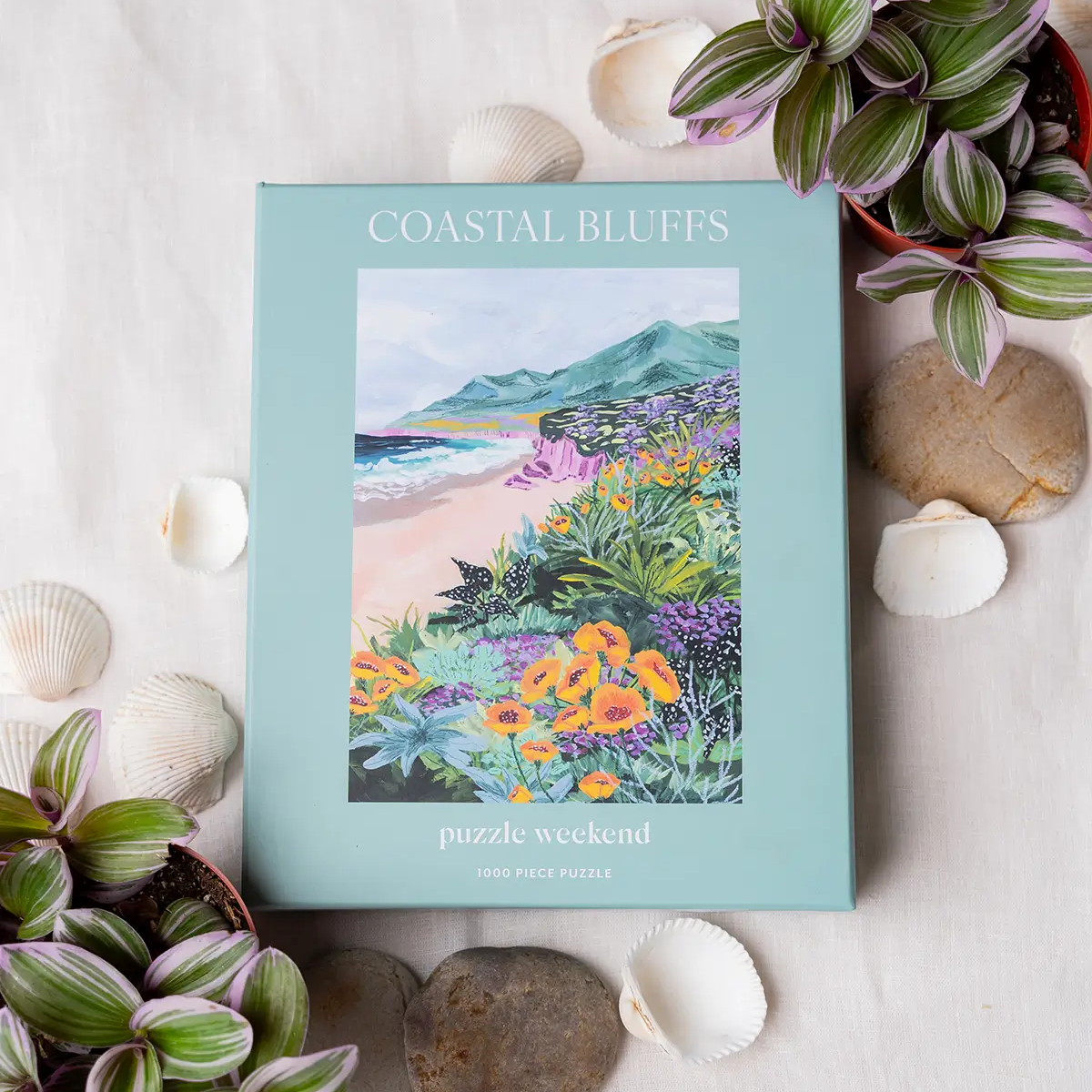 Puzzle Weekend - Vente Puzzle – adulte - Puzzle de 1000 pièces Coastal Bluffs1