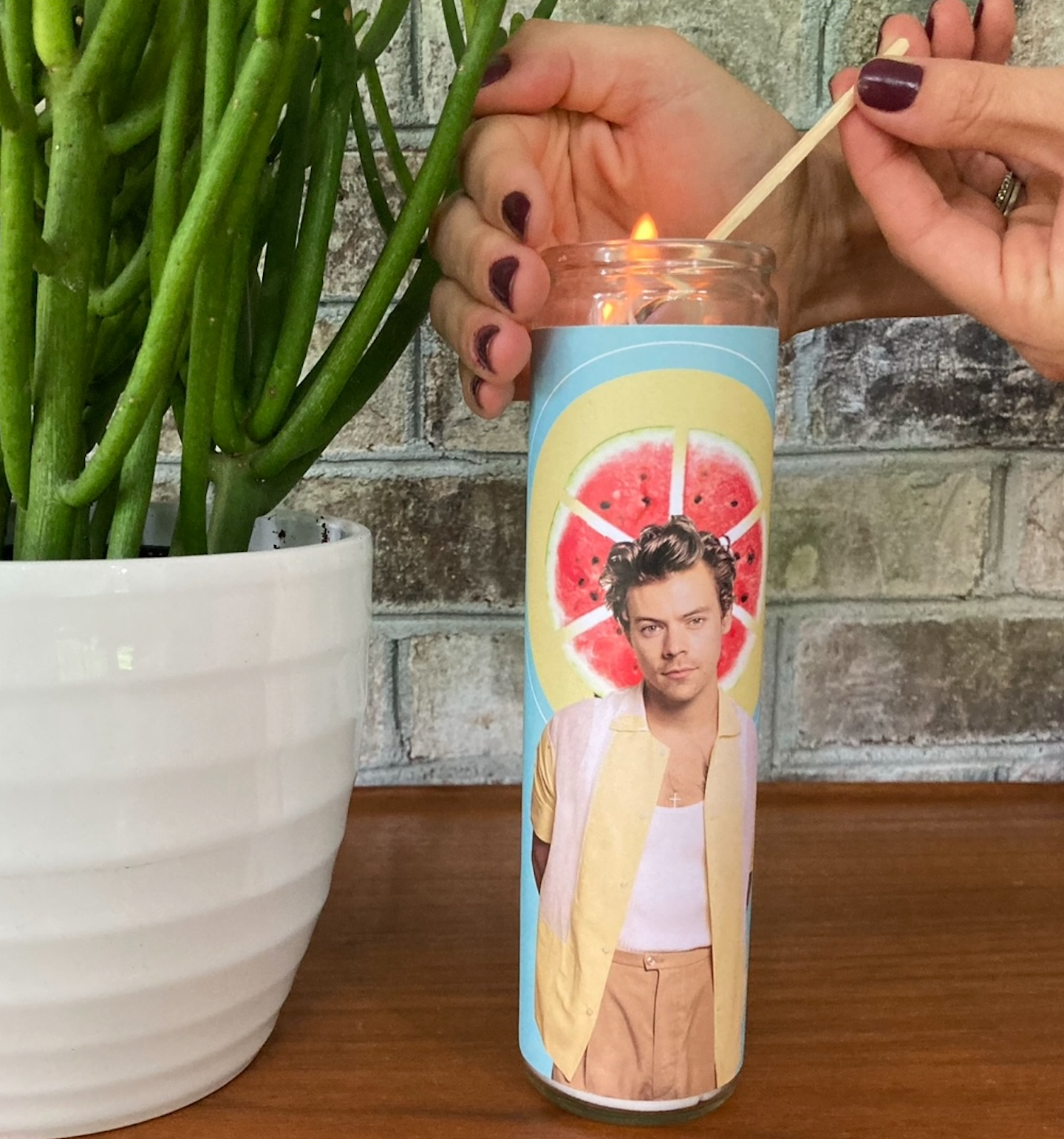 Flaming Feminist - Wholesale Votive Candle - Dolly Parton Inspired Payer Candle6