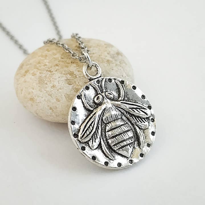 Bee vedhæng halskæde, have smykker, sommer halskæde for engroshandel hos Piccadilly Pendants