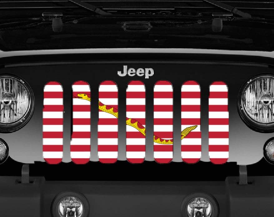 Dirty Acres - Wholesale Sign - Navy Jack Flag - Jeep Grille Insert1