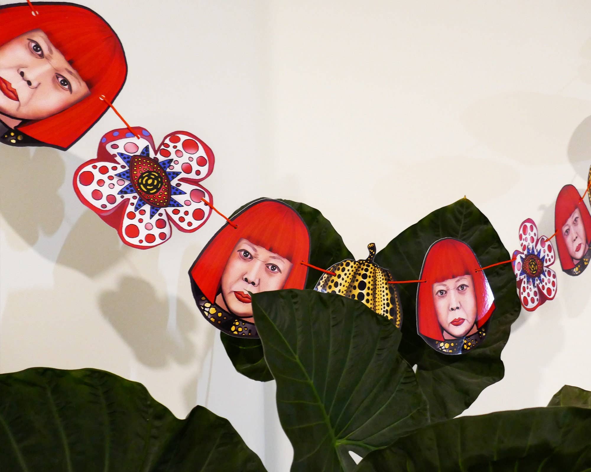 THE PAPER IDOLL - Wholesale Bunting/Garland - Yayoi Kusama Bunting/Garland, Yayoi Kusama Gift, Japanese Ar9