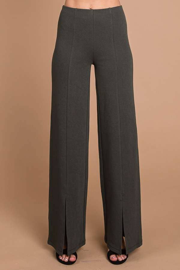 Culture Code – Engroshandel Bukser - Dame – CJP1810 - HØJTALJEDE BUKSER MED SLIDS FORAN7