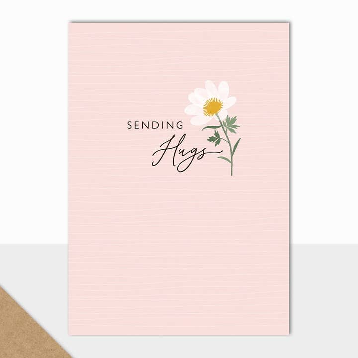 Laura Darrington Design Ltd - Wholesale Sympathy Card - Eden - Sending Hugs
