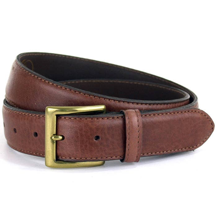 Sophos – wholesale Bälte - Herr – 35mm läder fjäder kantbälte2