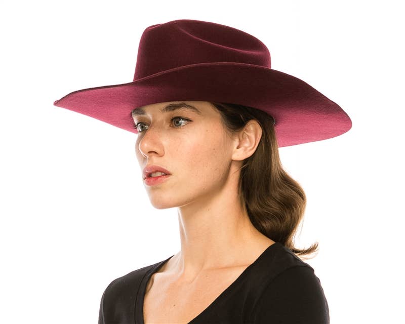 DNMC - Wholesale Cowboy Hat - Women's - Premium Australian Wool Cattleman Cowboy Hat-Fashion Colors8