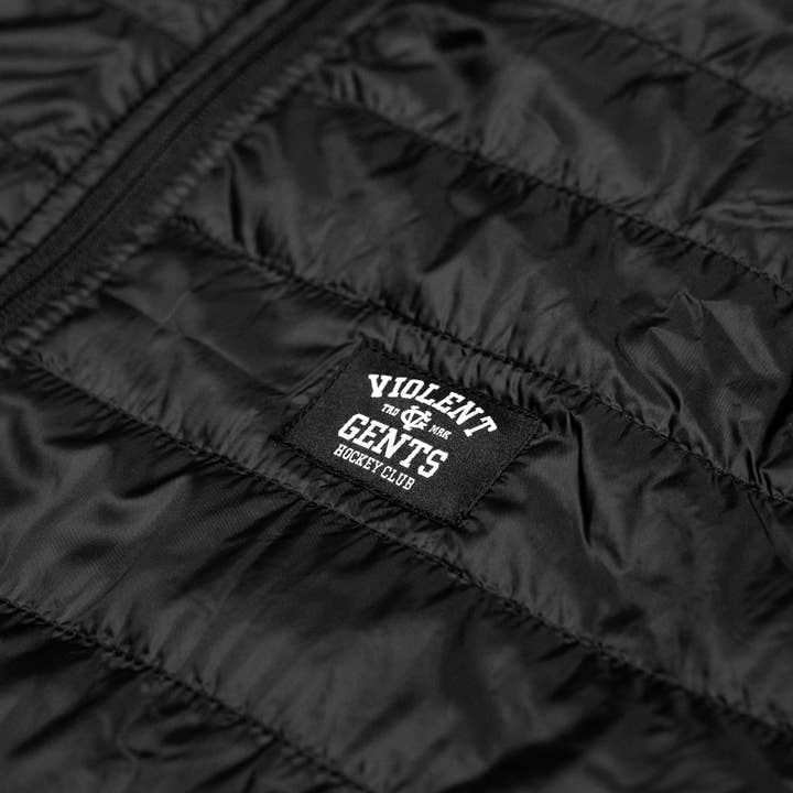 Black Chelios Puff Jacket for wholesale on Faire1