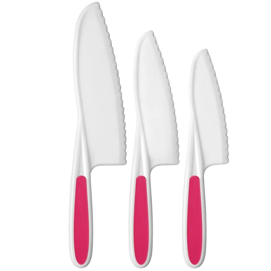 Zulay Kitchen - Wholesale Knife Set - Safety Knife Set for Kids – 3-Piece Montessori Kitchen Tool8