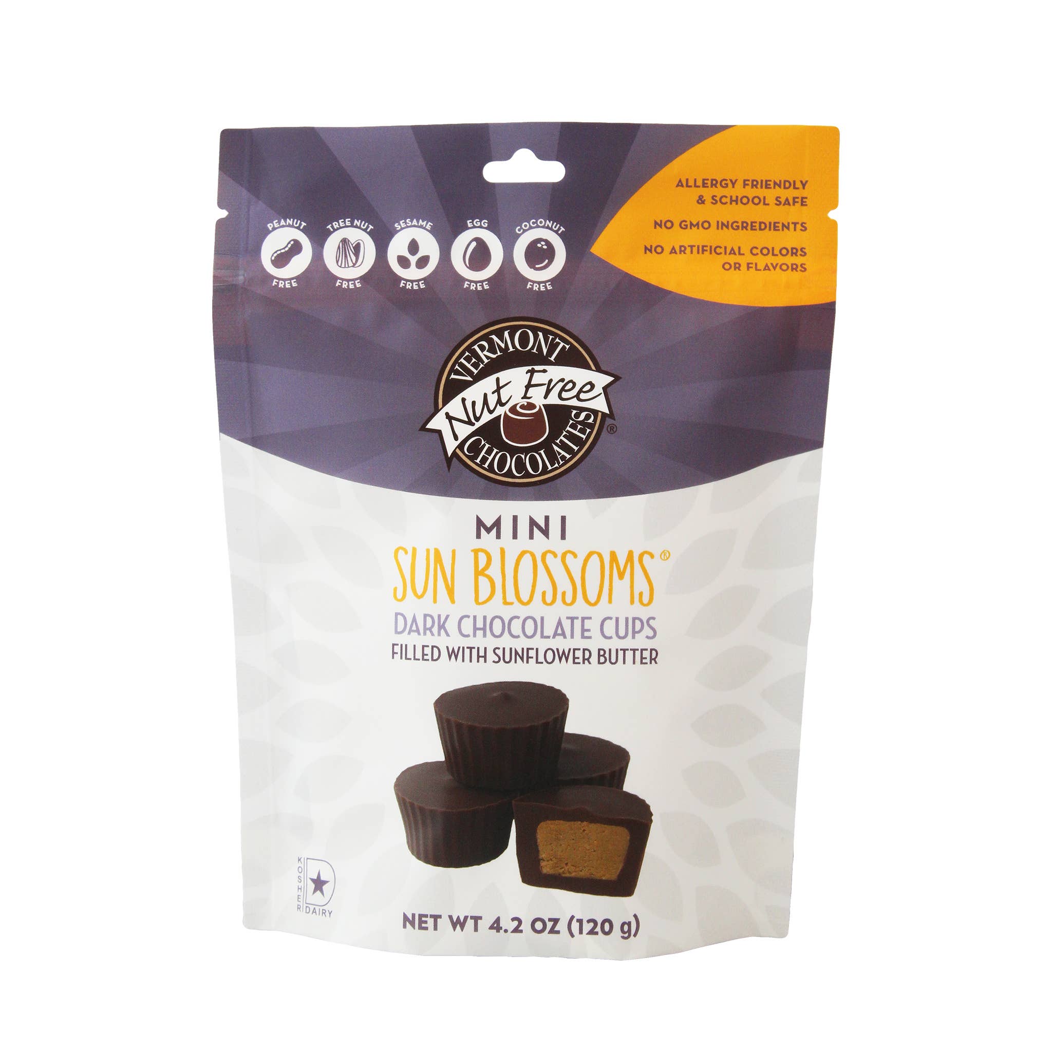 Vermont Nut Free Chocolates - Wholesale Chocolate Covered Sweets - Mini Chocolate Sun Blossoms®1