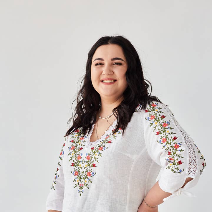 Embroidery Blouse Yana White Plus Size and other Purchase Wholesale yana. Free Returns & Net 60 Terms on Faire trending on Faire.