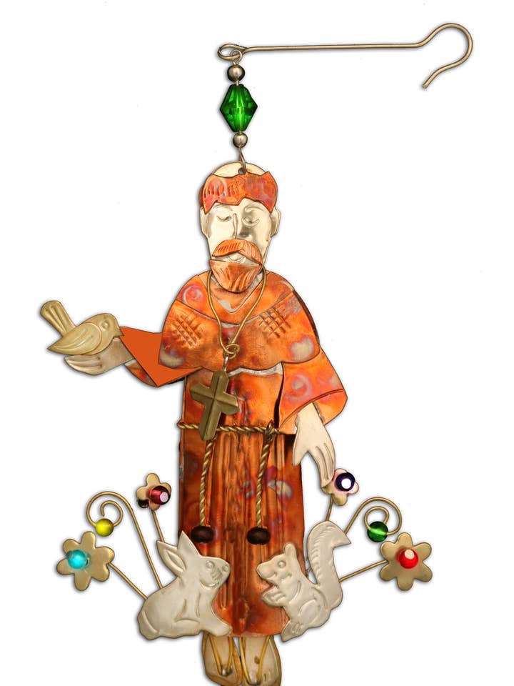 Ornement de jardin Saint François pour la vente par Pilgrim Imports