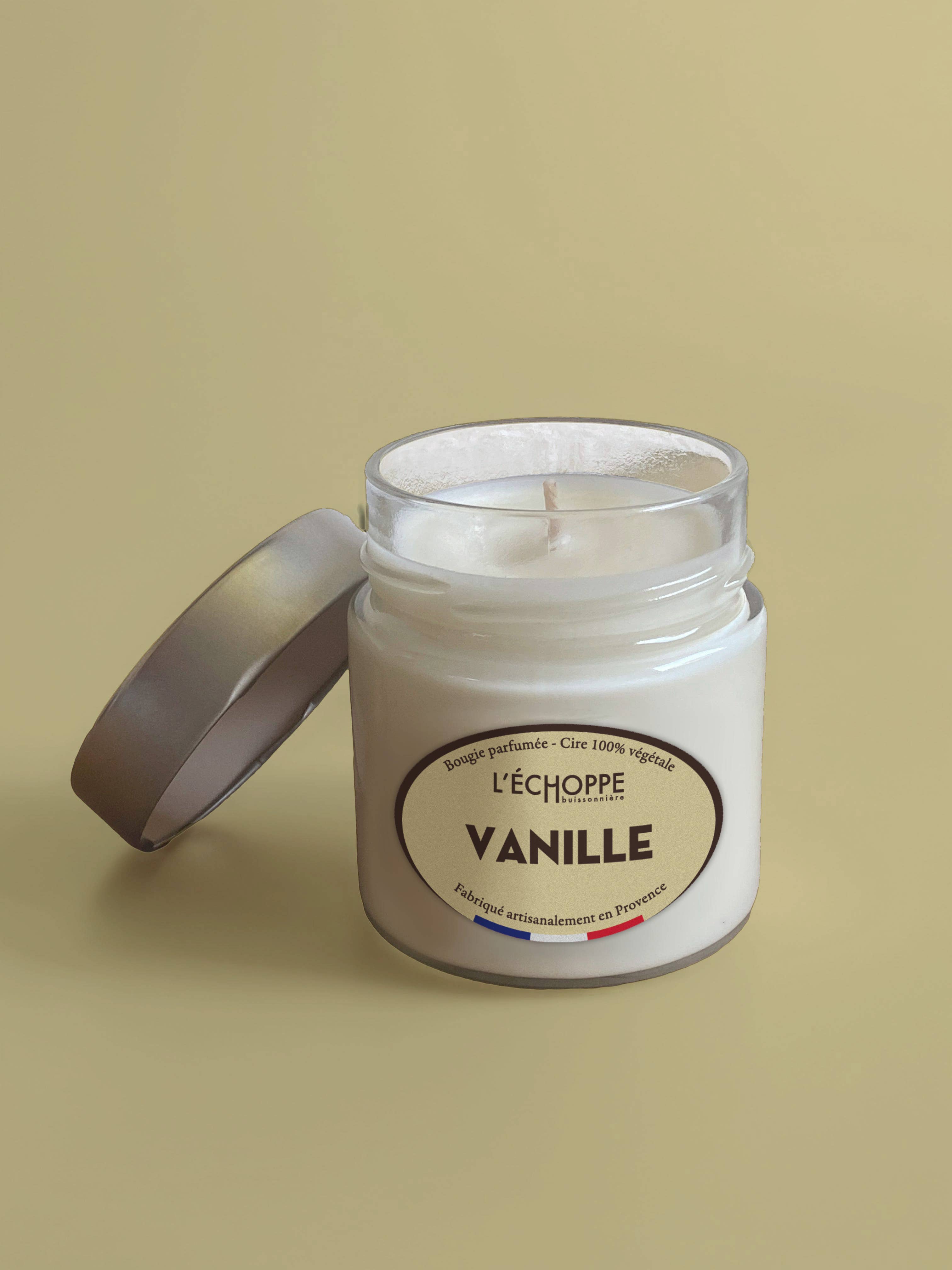 L'Échoppe Buissonnière - Wholesale Jar/Filled Candle - Vanilla - Scented candle 180g2