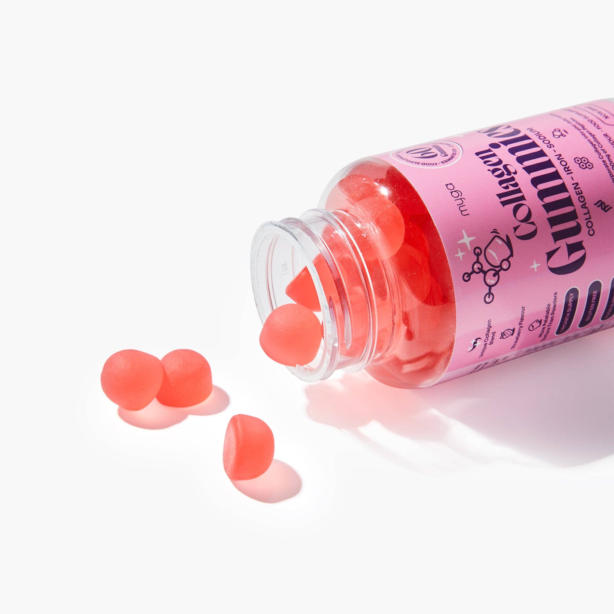 Myga - Wholesale Oral Supplement/Vitamin - Myga Collagen Gummies – Strawberry Beauty & Energy Boost7