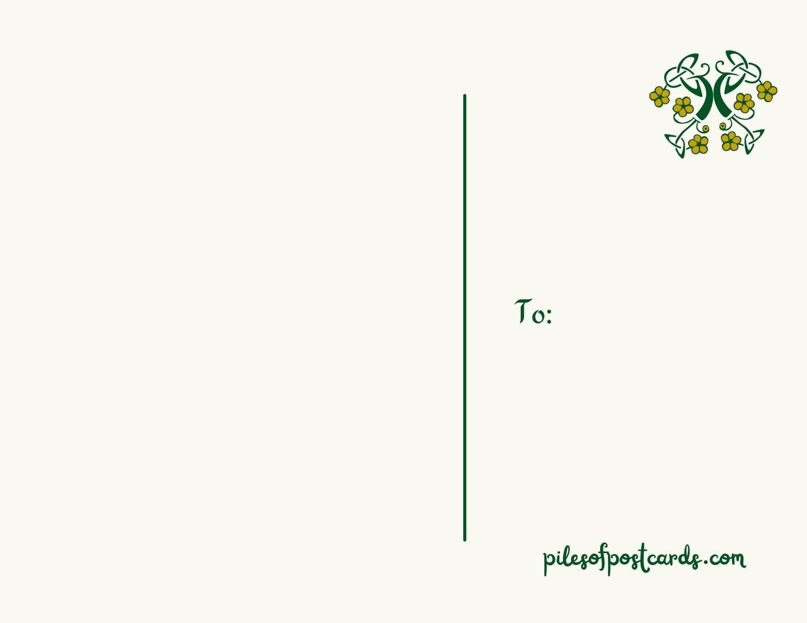 Piles of Postcards - Wholesale Postcard - An Irish Blessing Postcard1