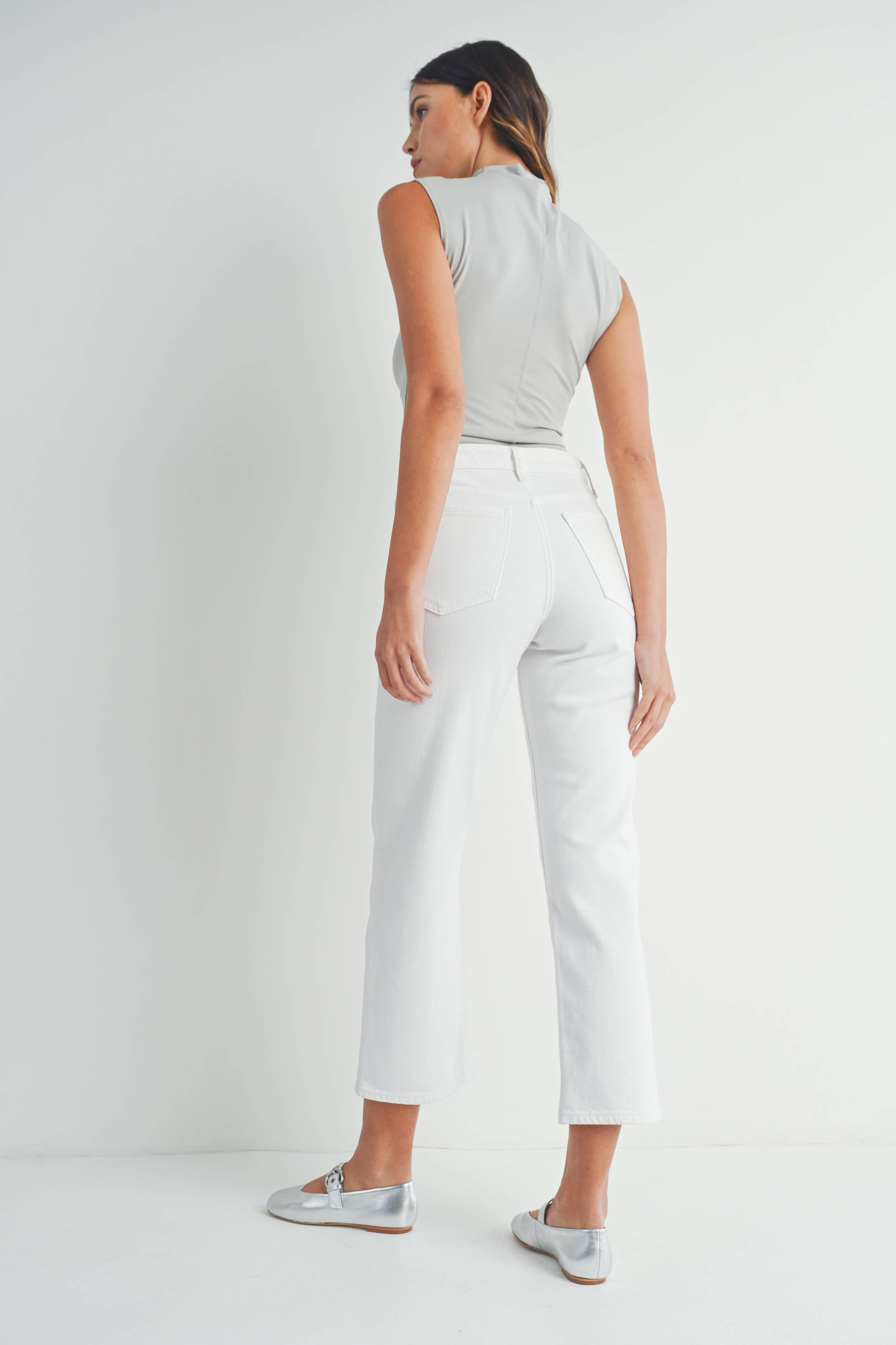 JBD - Wholesale Jeans - Women's - DP676 - WHT - Vintage Straight3