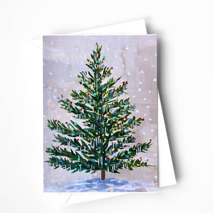 Oh kerstboomkaart voor wholesale door Kaley Alie Art