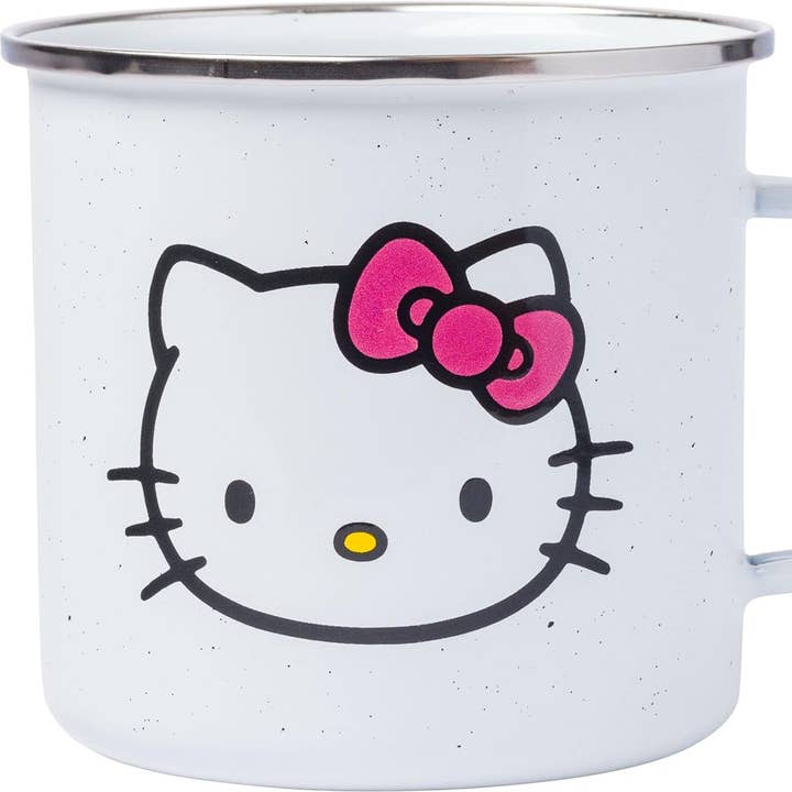 Innovarix - Wholesale Coffee Mug - Sanrio Hello Kitty Enamel Camper Coffee Mug - 21 Oz.