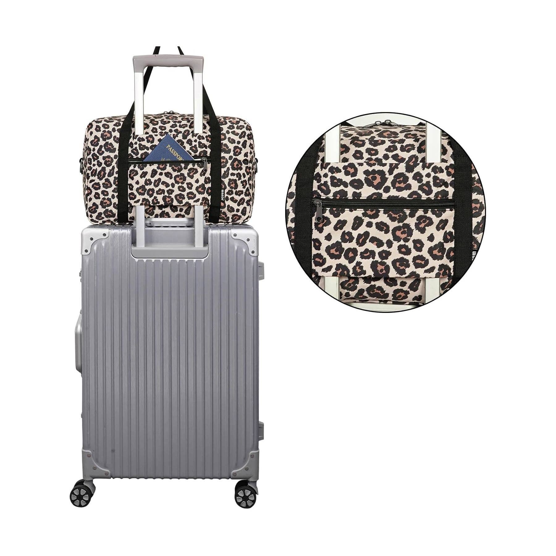 wandf – Saco de viagem - Mulher por atacado – Mala de Viagem Impressa 20L Armazenamento Sob o Assento para Companhias Aéreas18