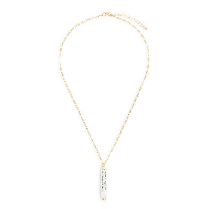 DEMDACO - Wholesale Link & Chain Necklace - Learn for Yourself Quote Necklace 16in