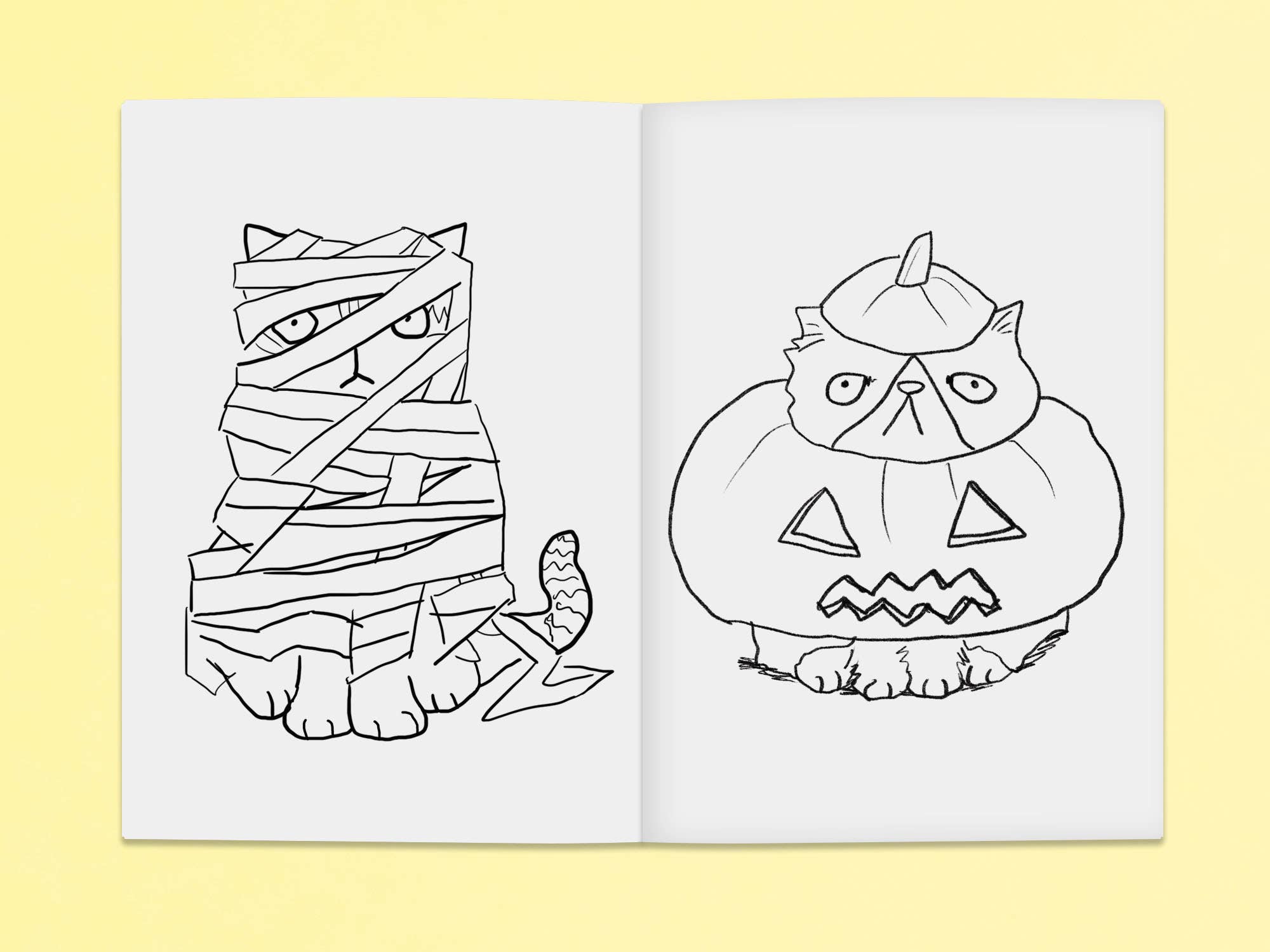 Jo Clark Design - Wholesale Coloring & Activity Book - Kids & Baby - Spooky Cats Colouring Book6