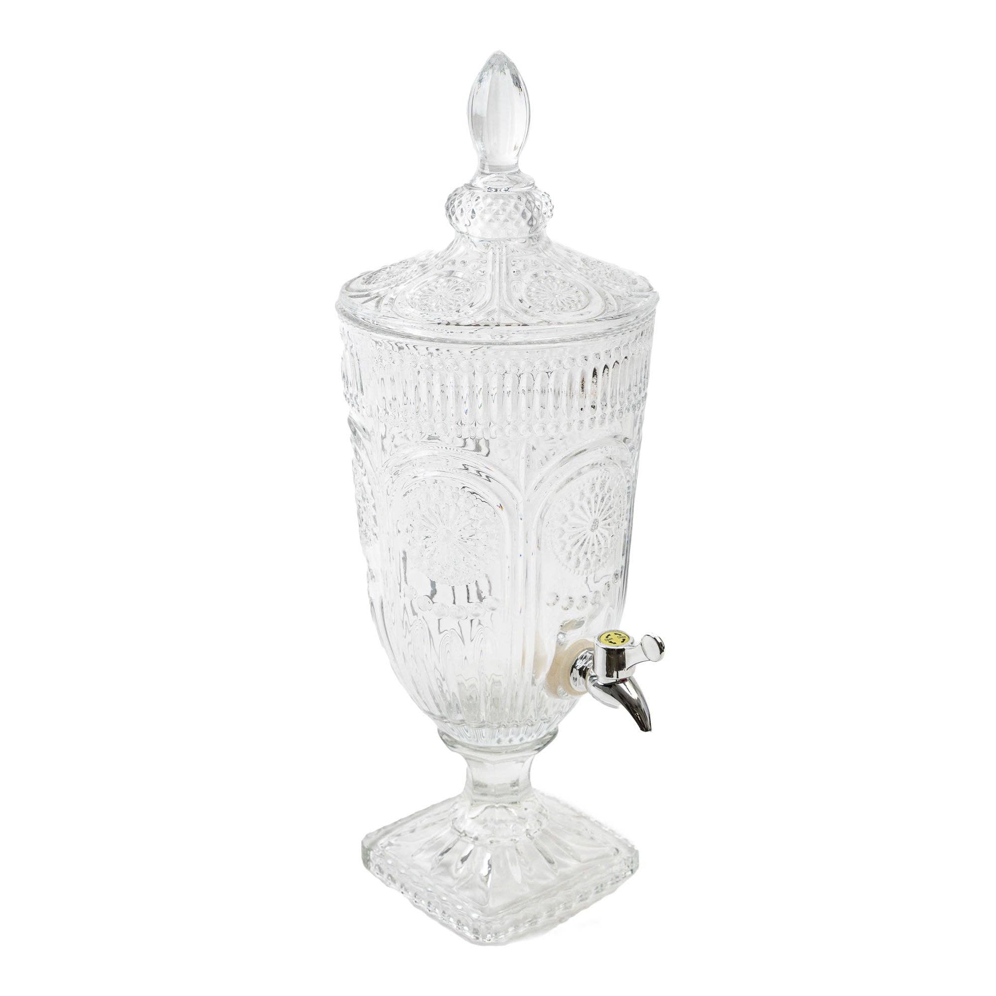 Portofino International Trading, USA - Wholesale Drink Dispenser - Vintage Crystal Beverage Dispenser2