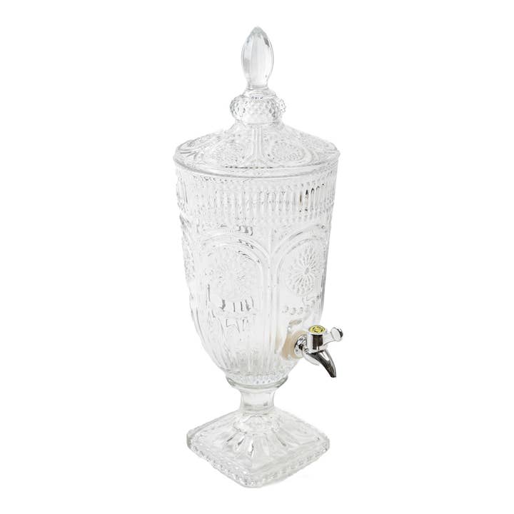 Portofino International Trading, USA - Wholesale Drink Dispenser - Vintage Crystal Beverage Dispenser2