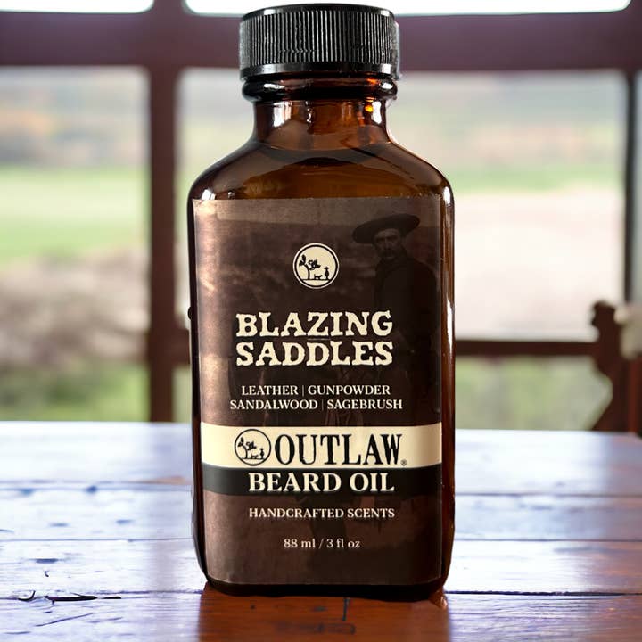 Outlaw - Wholesale Beard Styling Product - Blazing Saddles Beard Oil: The Scent of the West