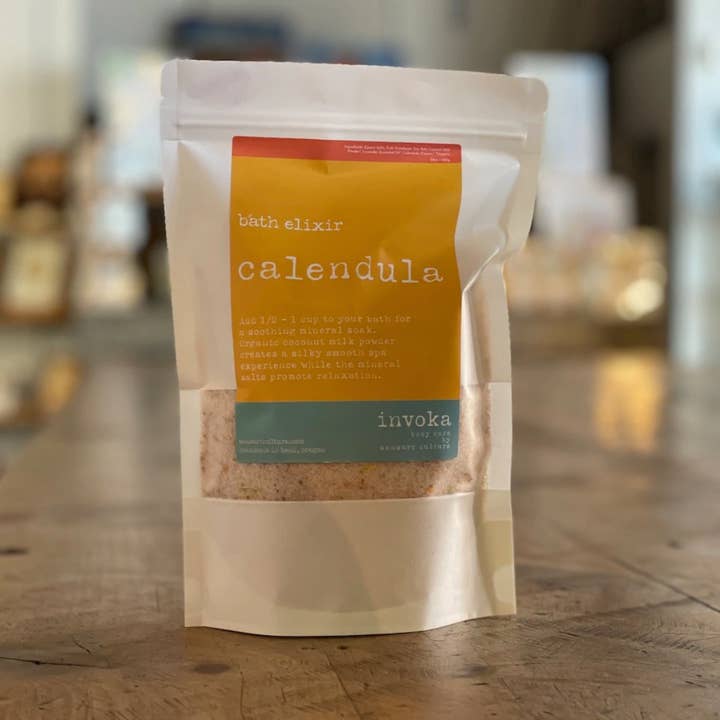 Invoka Calendula Bath Elixir for wholesale by Sansarc Culture