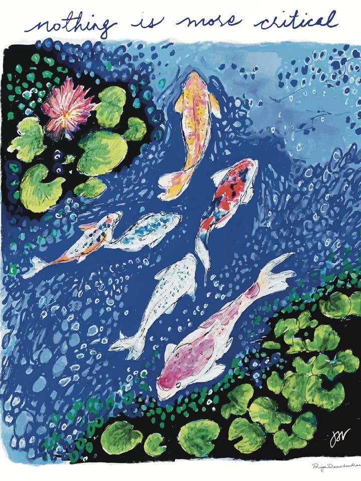 Wervelende Koi voor wholesale door PriyaOriginalsArt