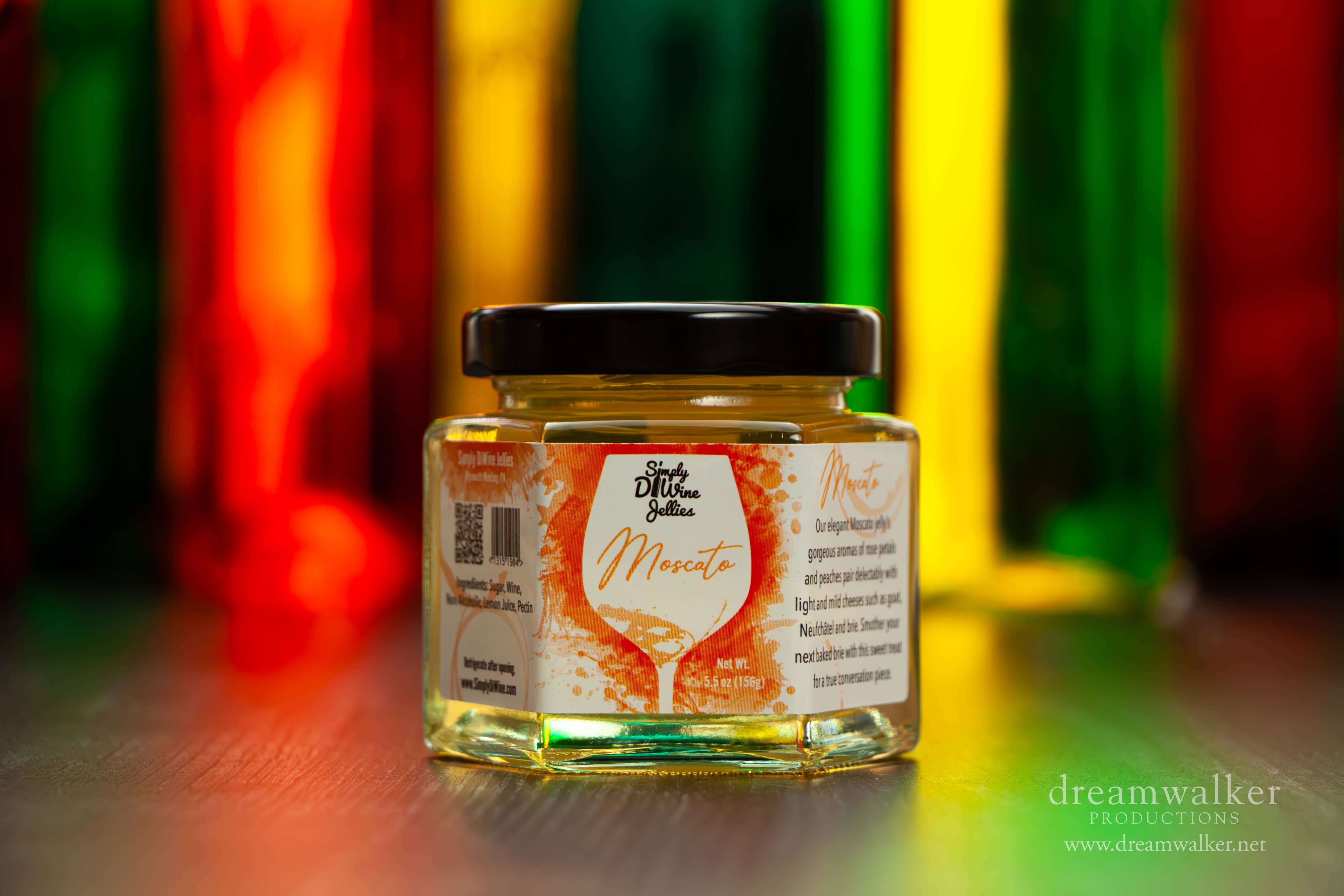 Simply DiWine Jellies, LLC - Vente Confiture/gelée - Gelée de vin Moscato 155g1
