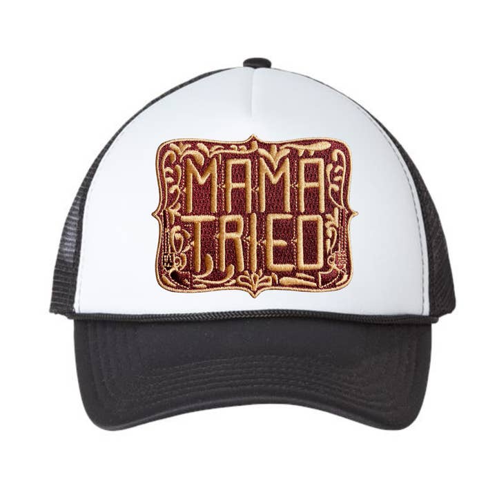 Sombrero de camionero Mama Tried Patch para niños pequeños para venta al por mayor de Spruce Seed