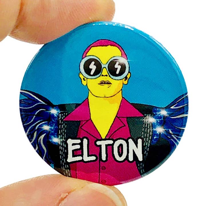 Badge à épinglette Elton John (lot de 3) pour la vente par Bite Your Granny
