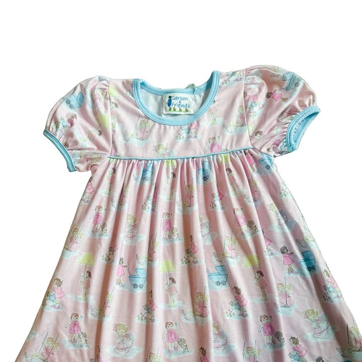 Vestido de Aventura de Todo o Dia Carson e Amigos para Meninas por atacado de Carson & Friends